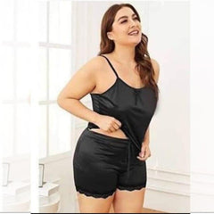 Jersey Plain Comfortable And Lightweight Nightwear Set