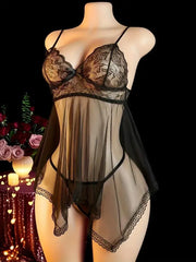 Net Plain Light Weight Nightwear Set