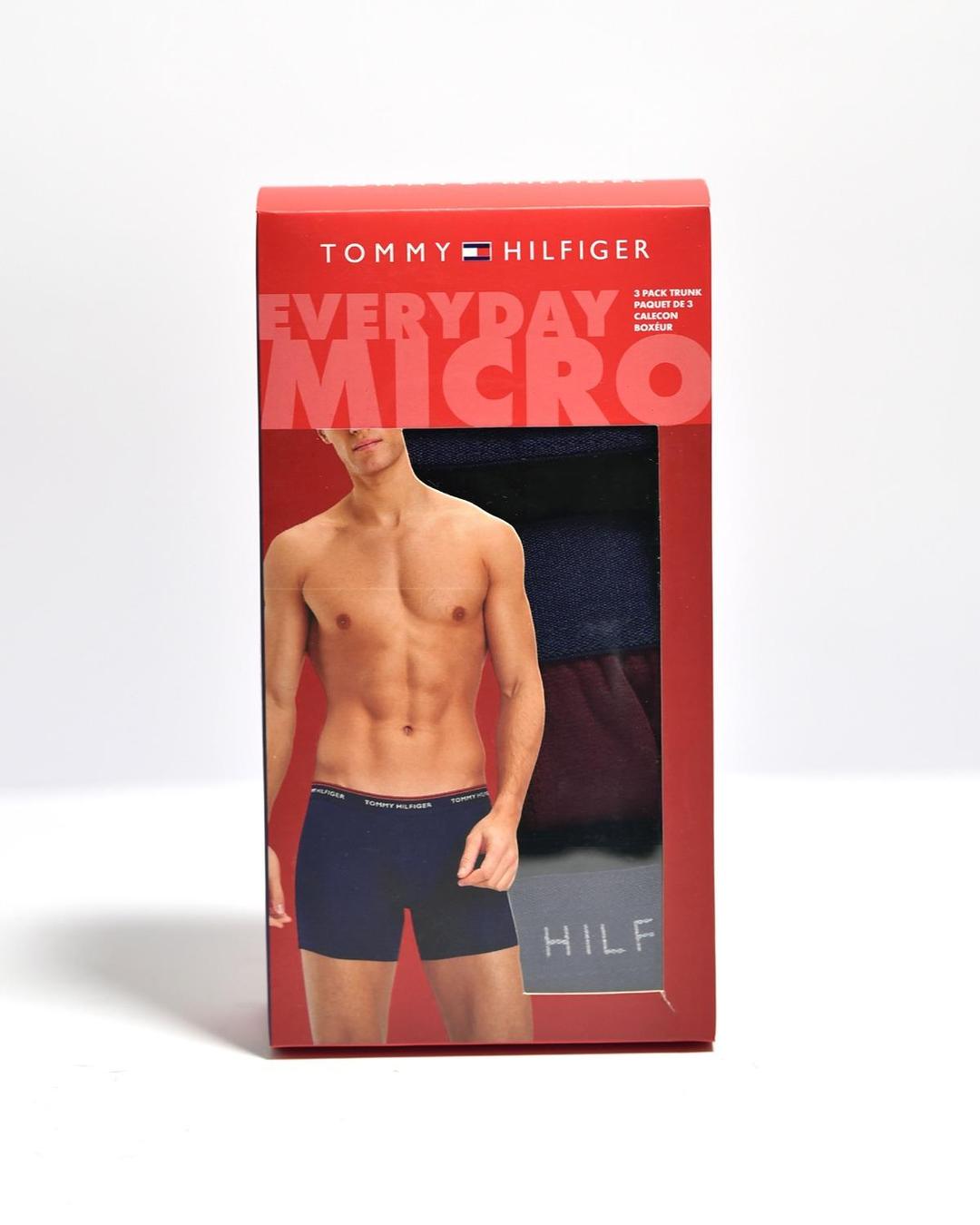 Tommy Hilfiger Men Cotton Boxers 3 Pack Multicolor