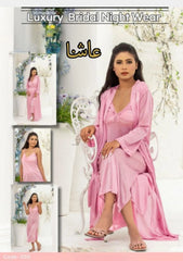 2 pcs Jersey Lace Light Weight Nightwear Set